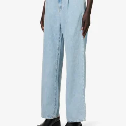 Kennedy Raw-waistband Wide-leg Mid-rise Jeans -Default Template 2 R04186800 POWDERBLUE ALT02