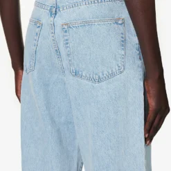 Kennedy Raw-waistband Wide-leg Mid-rise Jeans -Default Template 2 R04186800 POWDERBLUE ALT05