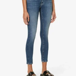 Legging Ankle Slim-leg Mid-rise Cotton-blend Jeans -Default Template 2 R04186810 DEEPDIVE ALT02