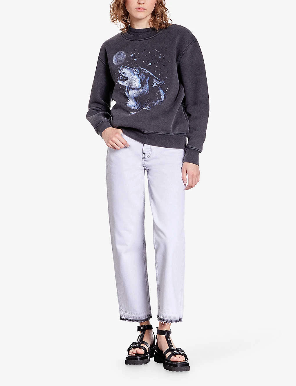 THE KOOPLES Graphic-print Relaxed-fit Cotton Sweatshirt 4 THE KOOPLES Graphic-print Relaxed-fit Cotton Sweatshirt - Image 2