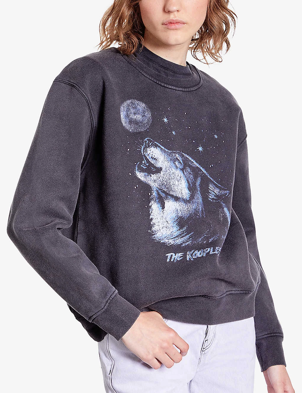 THE KOOPLES Graphic-print Relaxed-fit Cotton Sweatshirt 5 THE KOOPLES Graphic-print Relaxed-fit Cotton Sweatshirt - Image 3