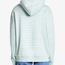 THE KOOPLES Slogan-print Relaxed-fit Cotton Hoody -Default Template 2 R04187730 OCEAN ALT03