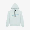 THE KOOPLES Slogan-print Relaxed-fit Cotton Hoody -Default Template 2 R04187730 OCEAN M