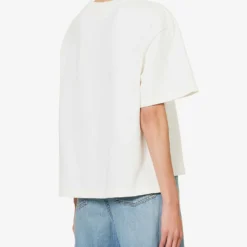 Isabel Marant Etoile Mona Logo-print Cotton-blend Sweatshirt -Default Template 2 R04188802 WHITE ALT03