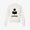 Isabel Marant Etoile Moby Logo-printed Cotton-blend Sweatshirt -Default Template 2 R04188804 ECRU M