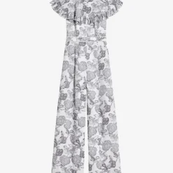 Ted Baker Marlih Cape-sleeve Woven Jumpsuit