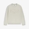 CLAUDIE PIERLOT Toy Logo-embroidered Long-sleeve Cotton-jersey Sweatshirt -Default Template 2 R04189975 NOIRGRIS M