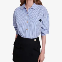 Maje Jakino High-waisted Cargo-pocket Stretch-woven Wrap Mini Skirt -Default Template 2 R04190038 NOIRGRIS ALT04