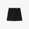 Maje Jakino High-waisted Cargo-pocket Stretch-woven Wrap Mini Skirt 1 Maje Jakino High-waisted Cargo-pocket Stretch-woven Wrap Mini Skirt -Default Template 2 R04190038 NOIRGRIS M