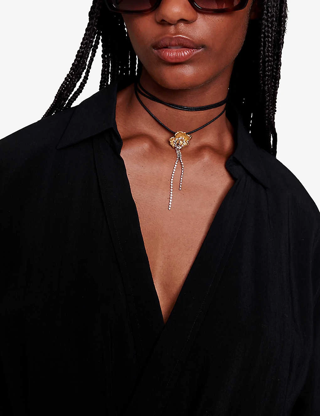 Maje Ilanie Wrap-front Woven Jumpsuit 7 Maje Ilanie Wrap-front Woven Jumpsuit - Image 5