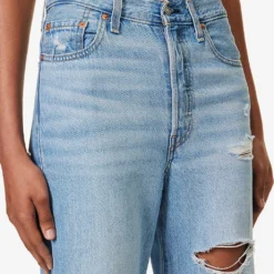 Levis Ribcage Straight-leg High-rise Jeans 14 Levis Ribcage Straight-leg High-rise Jeans -Default Template 2 R04191355 Z5993MEDIUMINDIGO ALT05