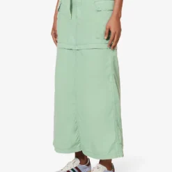 Levis Convertible Zipped Cotton-poplin Cargo Skirt 9 Levis Convertible Zipped Cotton-poplin Cargo Skirt -Default Template 2 R04191374 GRANITEGREEN ALT02