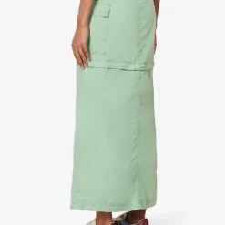 Levis Convertible Zipped Cotton-poplin Cargo Skirt 10 Levis Convertible Zipped Cotton-poplin Cargo Skirt -Default Template 2 R04191374 GRANITEGREEN ALT03