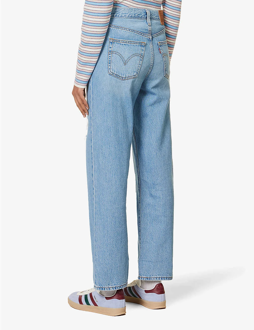 Levis Ribcage Distressed Straight-leg High-rise Jeans 6 Levis Ribcage Distressed Straight-leg High-rise Jeans - Image 4