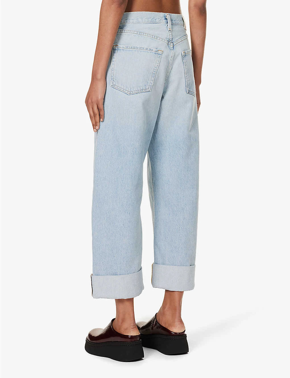 CITIZENS OF HUMANITY Ayla Folded-hem Mid-rise Organic-cotton Jeans 6 CITIZENS OF HUMANITY Ayla Folded-hem Mid-rise Organic-cotton Jeans - Image 4