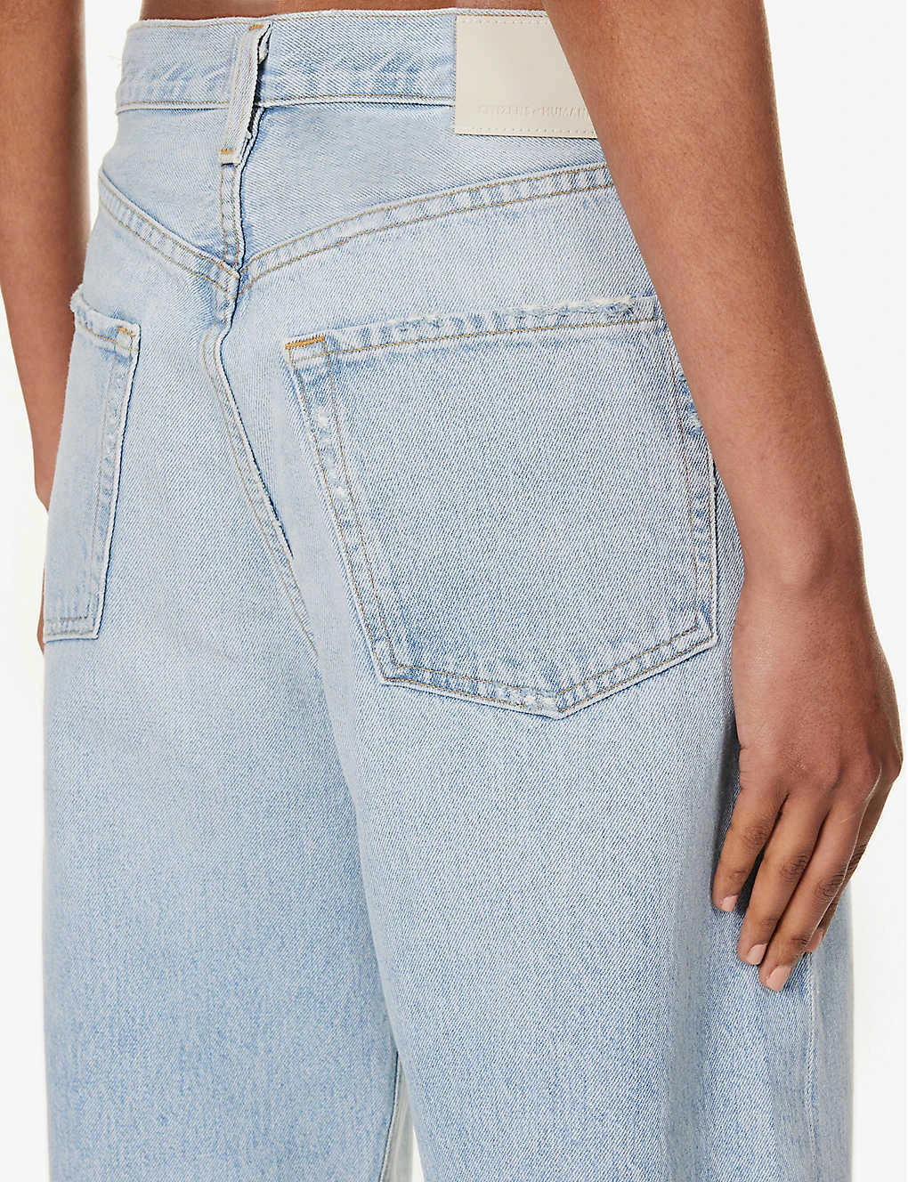 CITIZENS OF HUMANITY Ayla Folded-hem Mid-rise Organic-cotton Jeans 8 CITIZENS OF HUMANITY Ayla Folded-hem Mid-rise Organic-cotton Jeans - Image 6