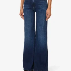 MOTHER The Hustler Wide-leg High-rise Cotton-blend Jeans -Default Template 2 R04193824 HEIRLOOM ALT02