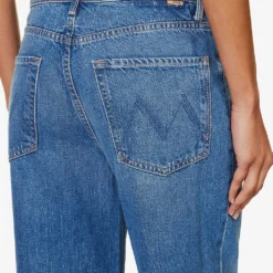 MOTHER Ditcher Roller Sneak Wide-leg High-rise Stretch-denim Jeans -Default Template 2 R04193832 HITTHEGROUNDRUNNING ALT05