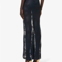 ALAIA Sheer Floral-pattern Cotton-blend Maxi Skirt 11 ALAIA Sheer Floral-pattern Cotton-blend Maxi Skirt -Default Template 2 R04196670 BLEUCENDRE ALT03