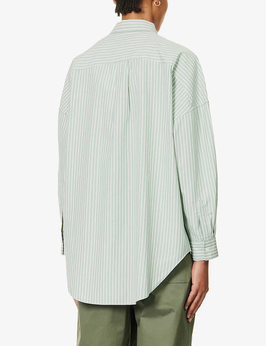 Chiara Dropped-shoulder Relaxed-fit Cotton Shirt 6 Chiara Dropped-shoulder Relaxed-fit Cotton Shirt - Image 4