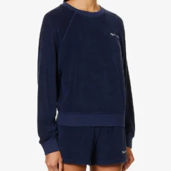 Tennis Club Brand-embroidered Cotton T-shirt -Default Template 2 R04205042 NAVY ALT02