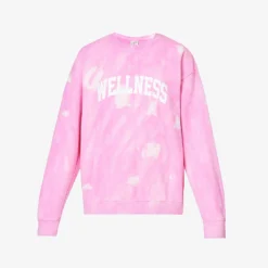 Wellness Tie-dye Cotton-jersey Sweatshirt