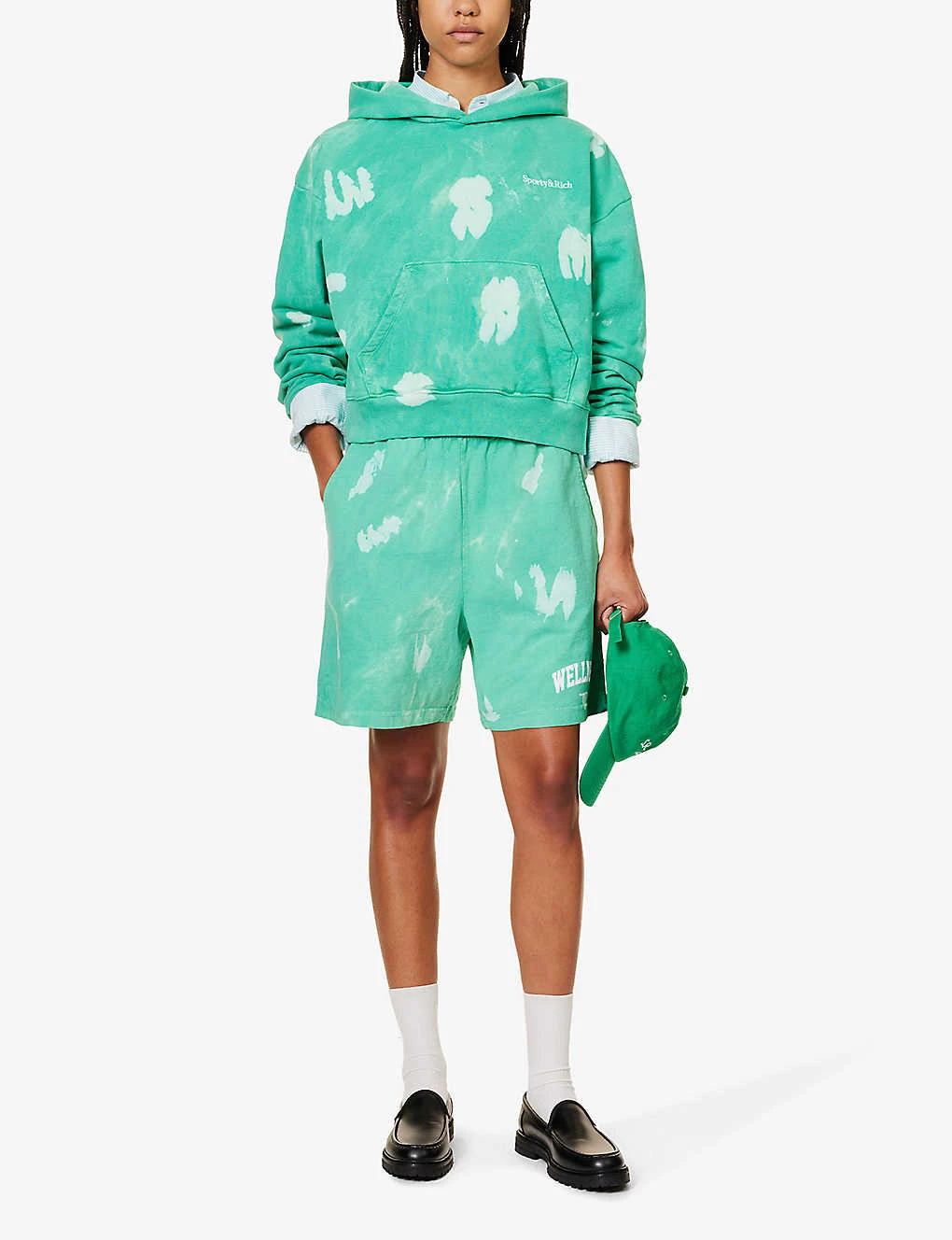 Serif Tie-dye Cotton-jersey Hoody 4 Serif Tie-dye Cotton-jersey Hoody - Image 2