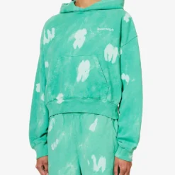 Serif Tie-dye Cotton-jersey Hoody 9 Serif Tie-dye Cotton-jersey Hoody -Default Template 2 R04205052 TAHITI ALT02