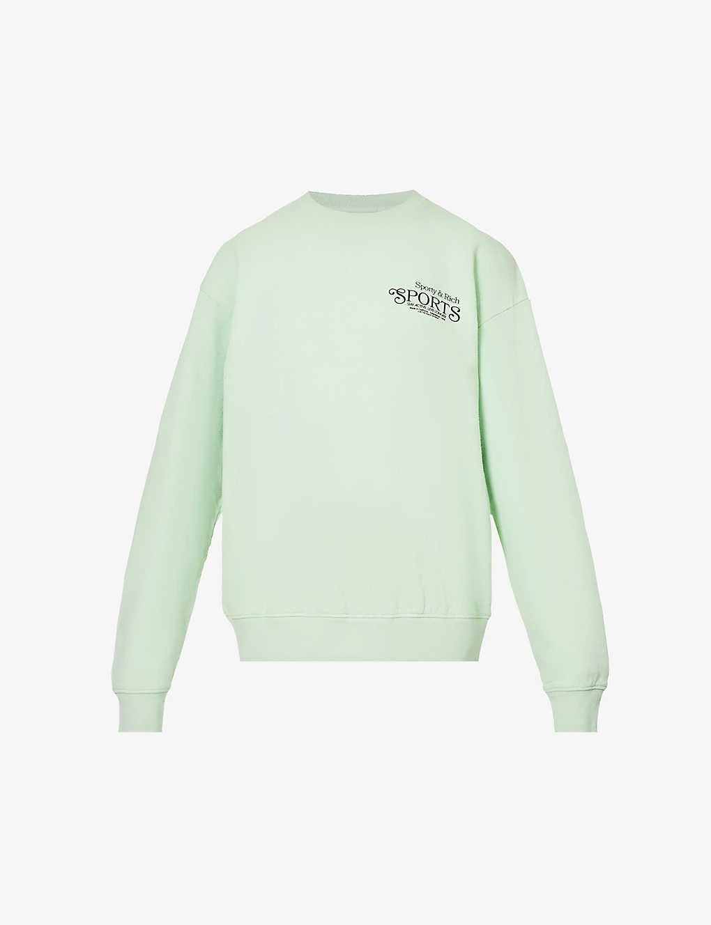 Bardot Club Logo-print Relaxed-fit Cotton-jersey Sweatshirt 3 Bardot Club Logo-print Relaxed-fit Cotton-jersey Sweatshirt