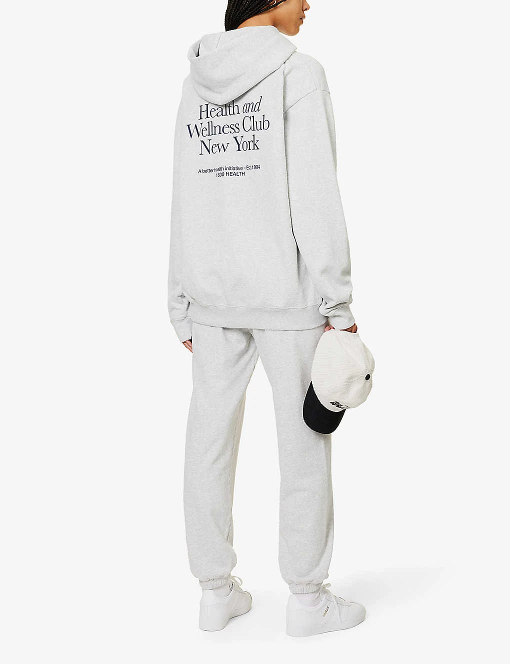 HWCNY Logo-print Relaxed-fit Cotton-blend Hoody 4 HWCNY Logo-print Relaxed-fit Cotton-blend Hoody - Image 2