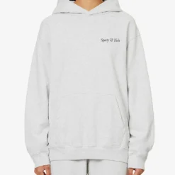 HWCNY Logo-print Relaxed-fit Cotton-blend Hoody 9 HWCNY Logo-print Relaxed-fit Cotton-blend Hoody -Default Template 2 R04205131 HEATHERGRAYNAVY ALT02