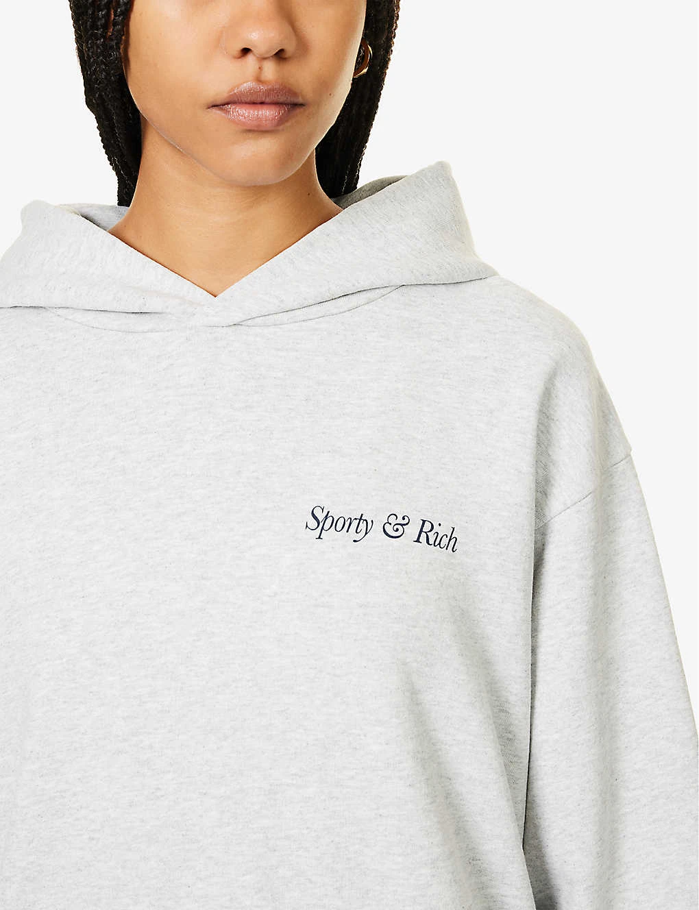 HWCNY Logo-print Relaxed-fit Cotton-blend Hoody 7 HWCNY Logo-print Relaxed-fit Cotton-blend Hoody - Image 5