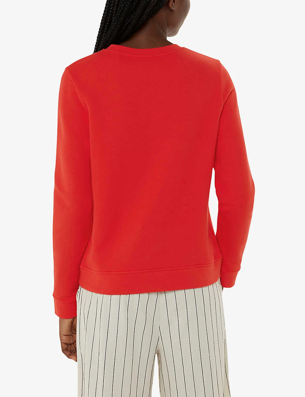 Whistles Paris-logo Relaxed-fit Cotton Sweatshirt 6 Whistles Paris-logo Relaxed-fit Cotton Sweatshirt - Image 4